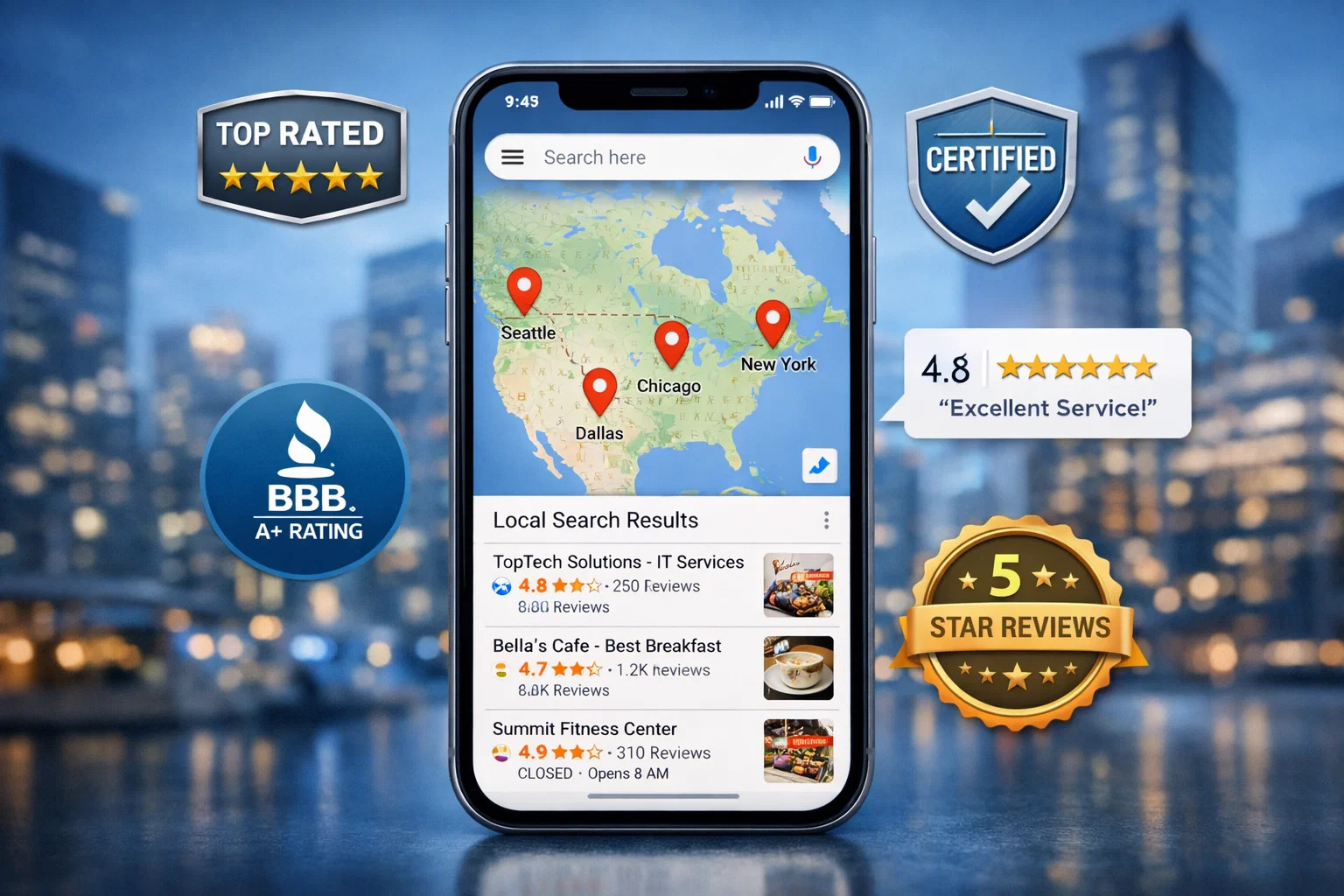 Local Visibility in a National Marketplace