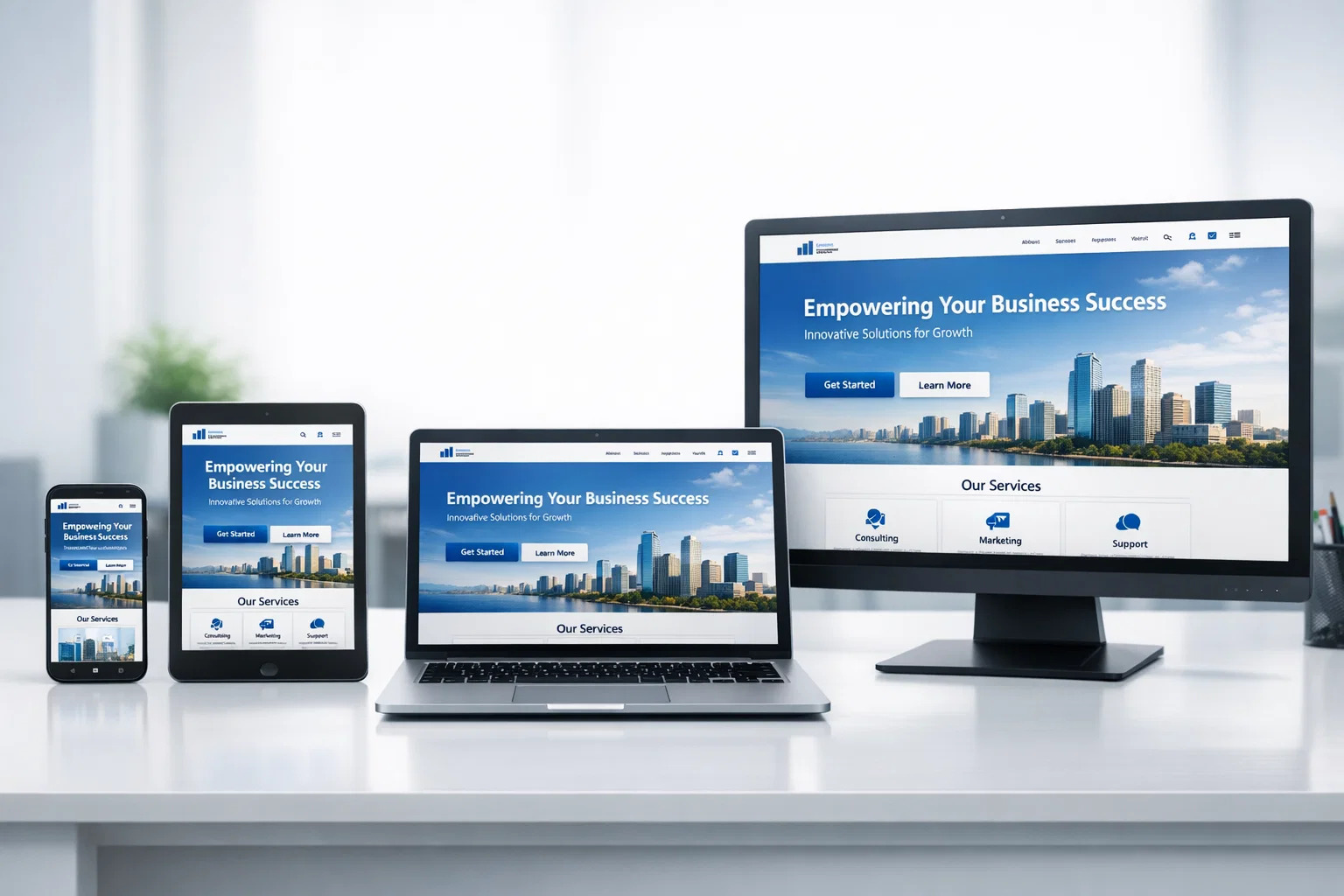 mobile-first and responsive design